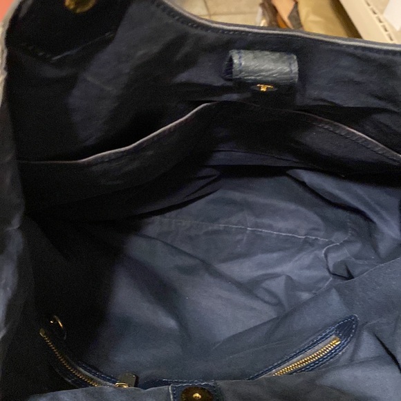 LOUIS VUITTON MINI LIN IDYLLE FANTAISIE HOBO BLUE MONOGRAM LARGE SHOULDER BAG - Picture 9 of 17